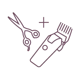 Trimmer + Scissors = Perfect Finish